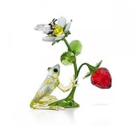 Swarovski Ornaments Swarovski Idyllia Frog, Bee & Strawberry 8.3 x 5.4 x 7.8cm