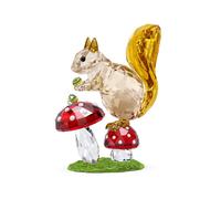 Swarovski Ornaments Swarovski Idyllia Squirrel and Mushrooms 7.7 x 3.3 x 6.1cm