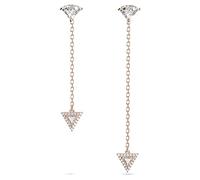 Swarovski Ortyx Drop Earrings, Triangular Cut White Crystals in a Rhodium Plated Setting, from the Millenia Collection