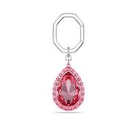 Swarovski Pink Pear Cut Keychain 5666646 - Woman - Aluminium Pink/Silver