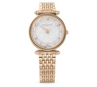 Swarovski Crystalline Wonder watch, Swiss Made, Metal bracelet, Rose gold tone, Rose gold-tone finish