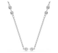 Swarovski Remix necklace, Round cut, White, Rhodium plated