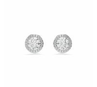 Swarovski Rhodium Plated Crystal Una Angelic Stud Earrings