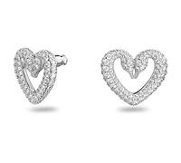 Swarovski Una Swan Heart Earrings