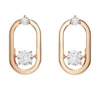 Swarovski Rose Gold Earrings Sparkling Dance Studs Ladies Jewellery NEW GENUINE