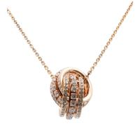 Swarovski Rose Gold Necklace Further Pendant Ladies Jewellery NEW GENUINE