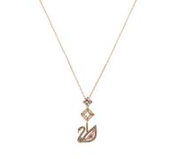 Swarovski Rose Gold Plated Swan Necklace 5517626