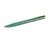 Swarovski Crystal Shimmer Glide ballpoint pen, Green, Green lacquered, Gold-tone plated