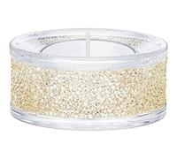 Shimmer tea light holder, Gold tone