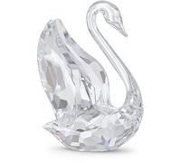 Swarovski Signum Swan Ornament, Clear Crystal Swan Figurine, from the Iconic Swan Collection
