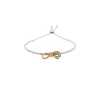 Swarovski Silver Gold Crystal Bangle Womens Bracelet Lifelong Bow - Gift For Her
