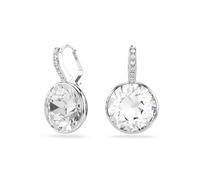 Swarovski Silver Millenia White Round Cut Drop Earrings