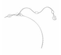 Swarovski Constella Rhodium Plated Round Crystal Circular Pendant Necklace