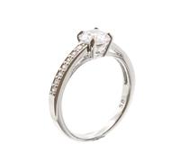 Swarovski Silver Ring Attract Size UK P/Q EU 58 Jewellery Engagement Ring