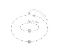 Swarovski Silver Una Angelic White Double Sided Gift Set - Silver