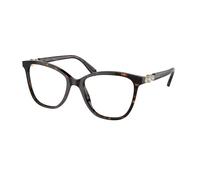 Swarovski SK2020 1002 Woman Optical frames Acetate Brown Transparent Squared Normal