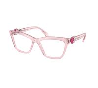 Swarovski SK2021 3001 Woman Optical frames Acetate Pink Transparent Squared Normal