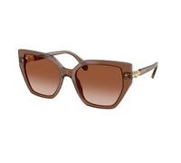 Swarovski SK6016 106713 Woman Sunglasses Acetate Brown Brown Geometric Normal Shaded