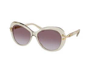 Swarovski SK6026 30038H Woman Sunglasses Acetate Brown Violet Butterfly Normal Shaded