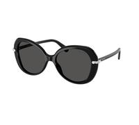 Swarovski SK6059 103887 Woman Sunglasses Acetate Black Grey Butterfly Normal