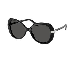 Swarovski SK6059 103887 Woman Sunglasses Acetate Black Grey Butterfly Normal