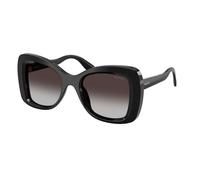 Swarovski SK6062U 10018G Woman Sunglasses Acetate Black Grey Butterfly Normal Nuanced