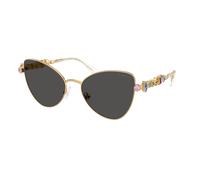 Swarovski SK7034 404M87 Woman Sunglasses Metal Gold Grey Butterfly Normal