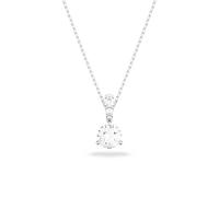 Swarovski Pendant – Solitaire, Round Cut, White, Rhodium Plated