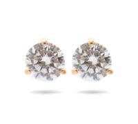 Swarovski Solitaire Rose Gold Earrings