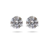 Swarovski Solitaire Silver Earrings