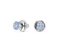 Swarovski Solitaire Stud Earrings Stainless Steel 5725002 - Woman - Stainless Steel Blue 7