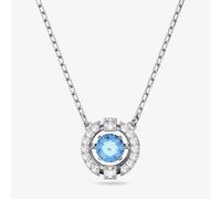 Swarovski Women's Sparkling Dance Round Necklace, Stunning Necklace with Crystals, Rhodium Plated, from the Swarovski Sparkling Dance Collection