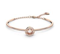 Swarovski Sparkling Dance Clear Crystal Rose Gold Tone Bangle 5497483