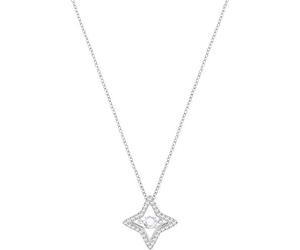 Swarovski Sparkling Dance Star Pendant, Small, White, Rhodium plating