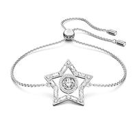 Swarovski Star Bracelet, White Dancing Stones in a Rhodium Plated Setting, from the Stella Collection