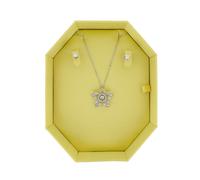 Swarovski Stella Crystal White Jewellery Set 5622729 - Exclusive Design | - Swarovski Crystal / Rhodium Plated