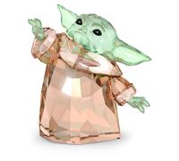 SWAROVSKI Star Wars The Mandalorian The Child Crystal Figurine Teal and Brown Crystals