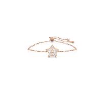 Swarovski Stella Kite Cut Star White Rose Gold-Tone Plated Bracelet 5645460