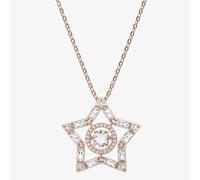 Swarovski Stella Rose Gold Tone Plated Crystal Star Necklace 5617766