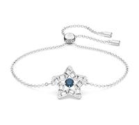 Swarovski Stella Star Bracelet, Blue Dancing Stones in a Rhodium Plated Setting, from the Stella Collection