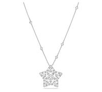 Swarovski Stella Star Necklace, White Crystals in a Rhodium Plated Setting, from the Stella Collection