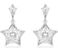 Swarovski , Stella Earrings Various Cuts, Star, White, Silver ,Gray female, Sizes: ONE SIZE