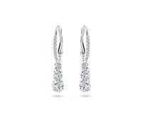 Swarovski Stilla Attract Hoop Earrings Stainless Steel 5416155 - Woman - Stainless Steel Silver