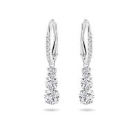 Swarovski Stilla Attract Hoop Earrings Metal 5416155 - Woman - Stainless Steel Silver