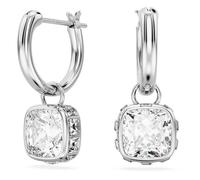 Swarovski Stilla Square Cut White Drop Earrings