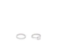 Swarovski Stilla rings (set of two) - Silver 52-55-58-60