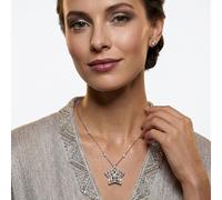 Swarovski Stilla Star Necklace White Crystal Rhodium Plated Silver Tone NEW £175