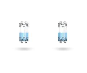Swarovski Stilla Stud Earrings, Pink Cushion Cut Stones in a Rose Gold Tone Plated Setting, from the Stilla Collection