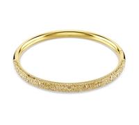 Swarovski Sublima Round Bangle, Brown, Gold shiny