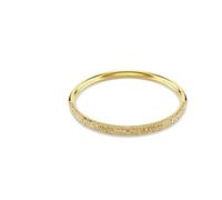 Swarovski Sublima Round Bangle, Brown, Gold shiny